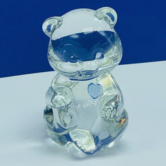 fenton glass teddy bear